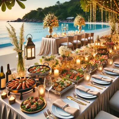 Gourmet Catering and Local Cuisine Experience for Destination Wedding from Ozaann Events
