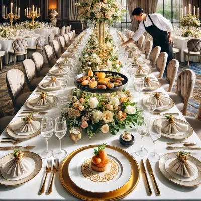 Luxurious wedding catering